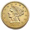 2 &frac12; Gold Dollars 1907